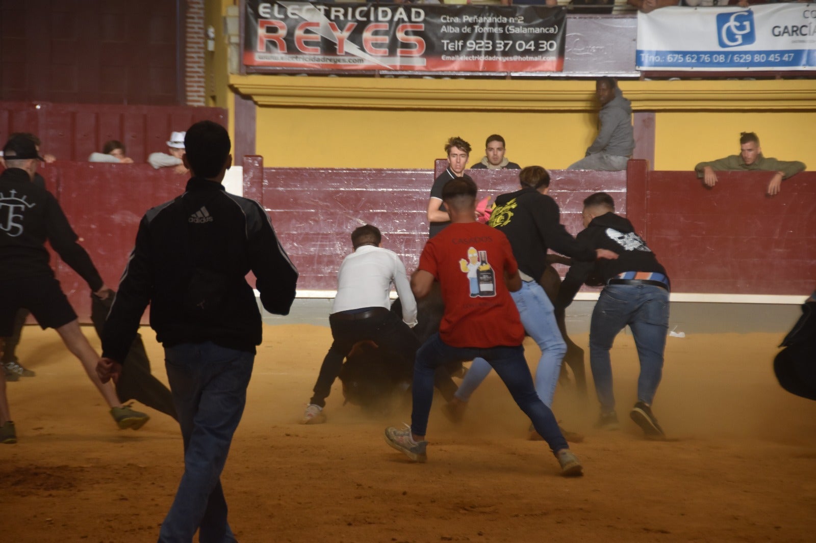 Chocolatada y encierro para abrir el día festivo en Alba de Tormes