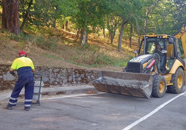 Mejora en el paseo hacia el santuario de El Castañar de Béjar.