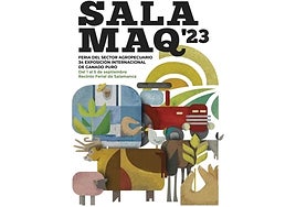 Cartel de Salamaq'23, la feria del sector agropecuario que se celebra en Salamanca.