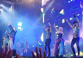 Orquesta en pueblo salmantino.