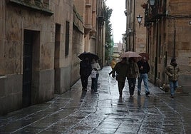 Lluvias en Salamanca.