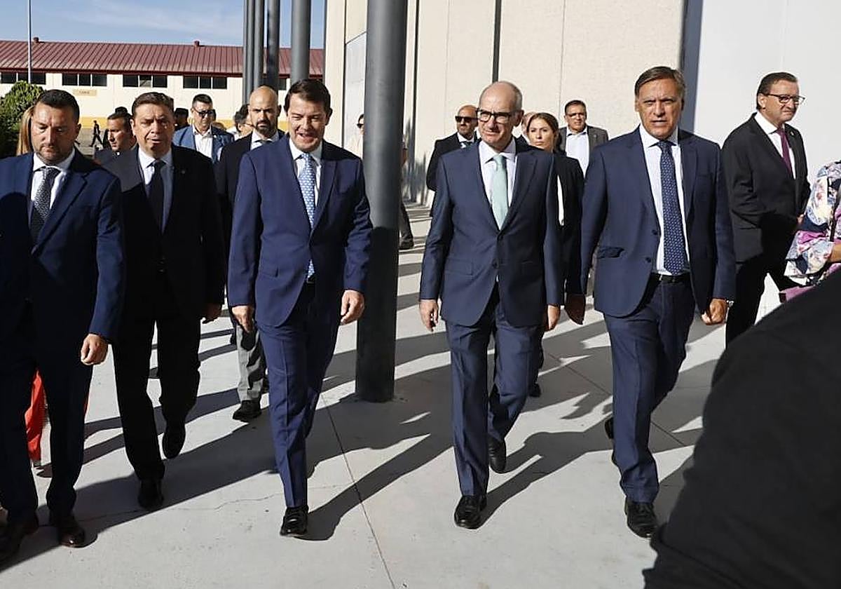 Planas, Mañueco, Iglesias y Carbayo, en Salamaq.