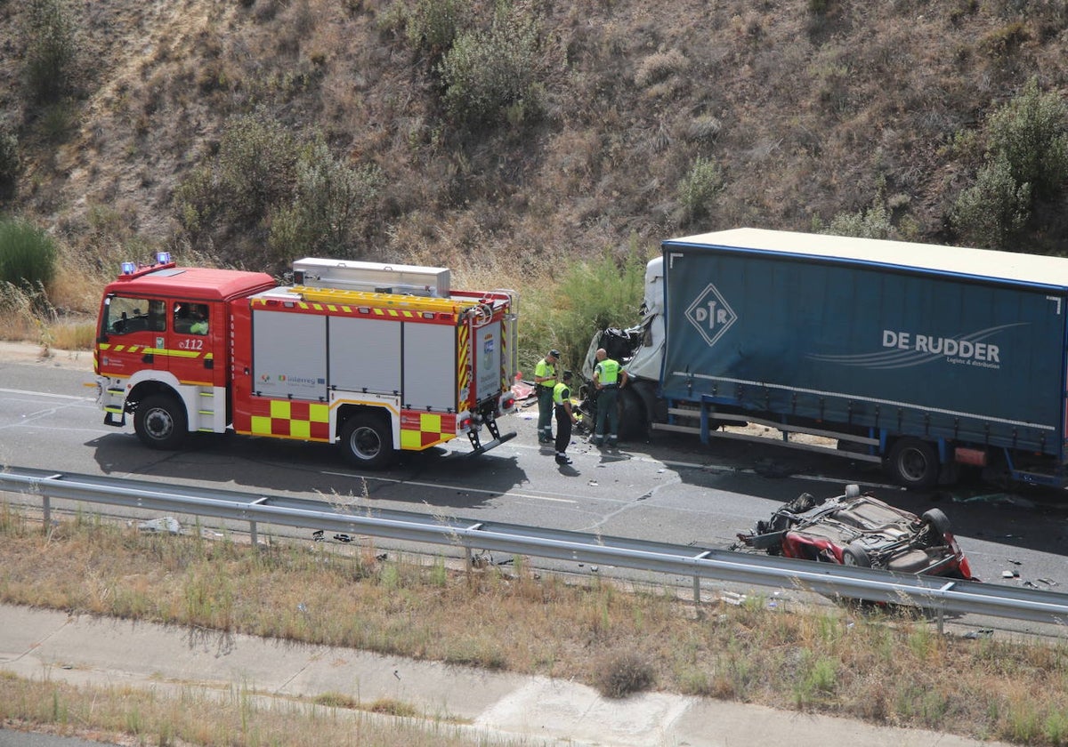 Accidente de tráfico en Mozárbez.