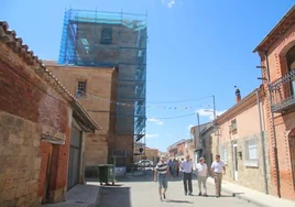 Las obras en la iglesia de Santa Ana en la localidad de La Vellés ya han comenzado.