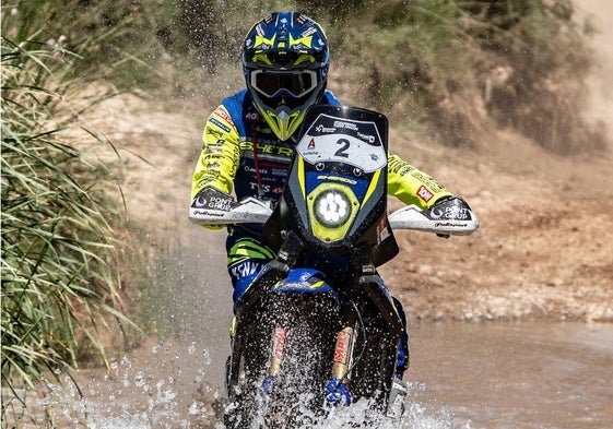 Santolino, durante la primera jornada en el Rally TransAnatolia.