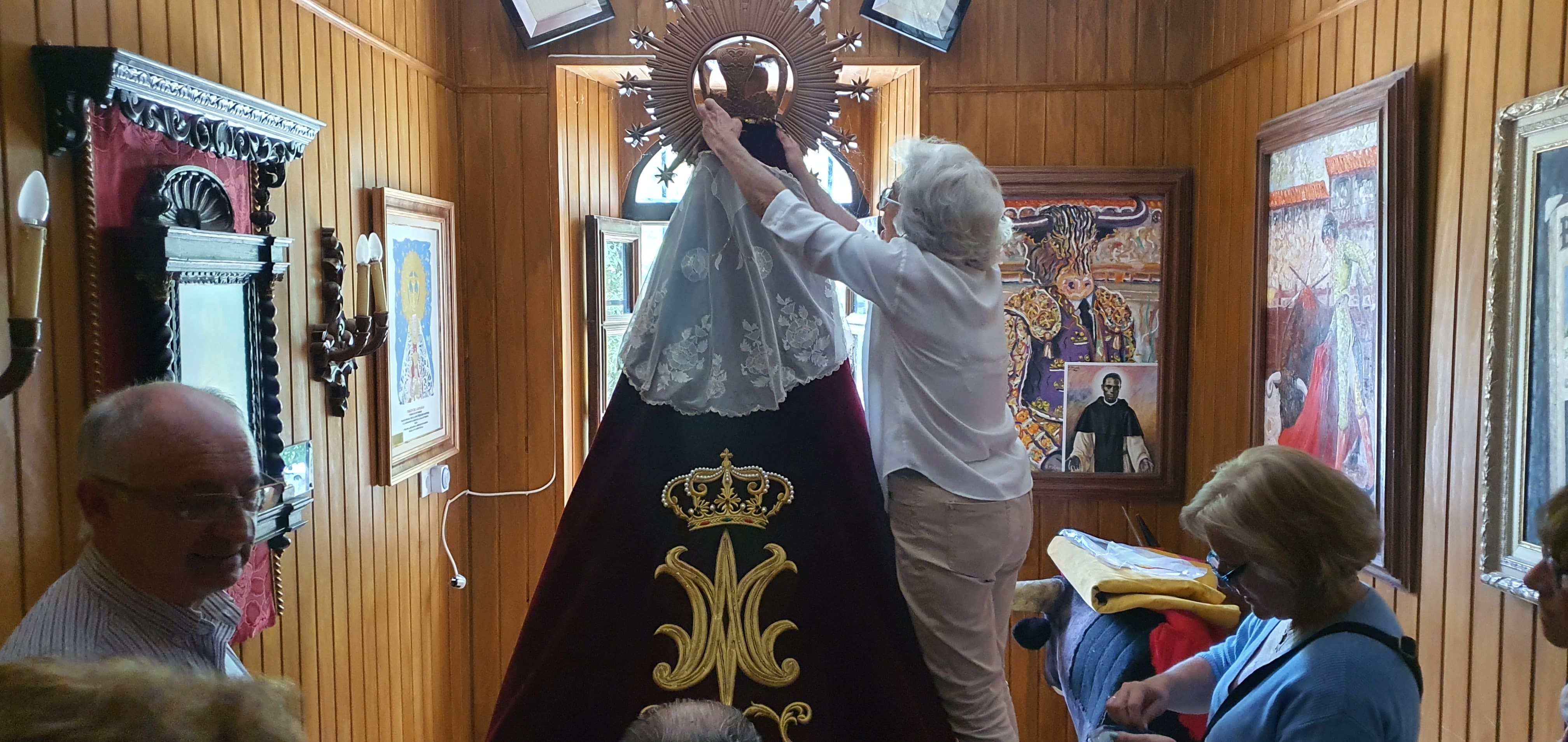 La Virgen del Castañar espera ya su gran día en Béjar