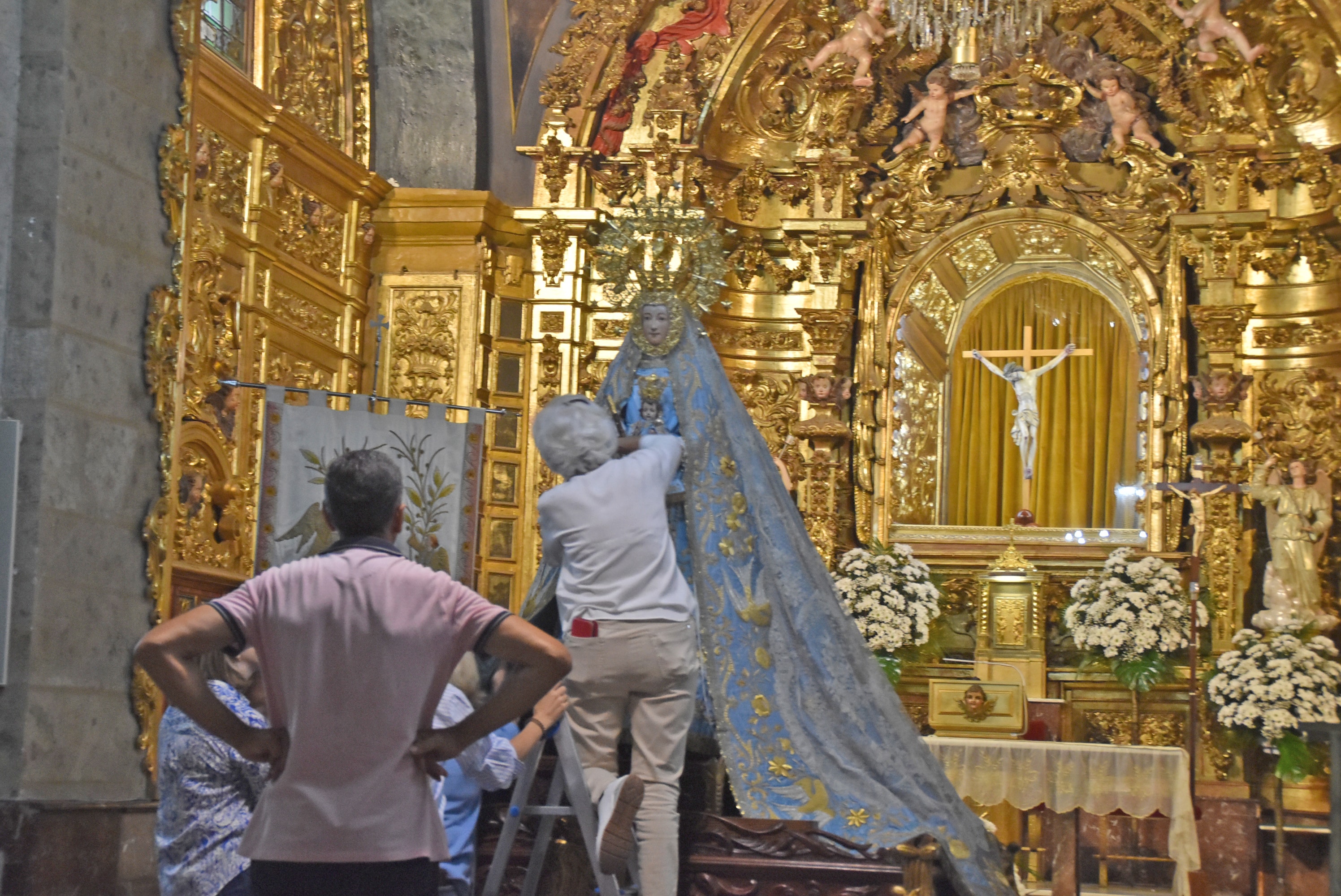 La Virgen del Castañar espera ya su gran día en Béjar