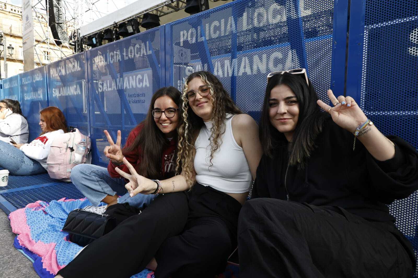 Todo por Vanesa Martín: incluso dormir en la Plaza Mayor