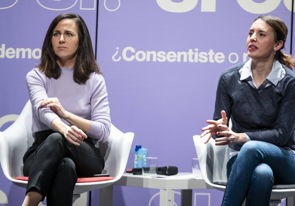 Belarra y Montero defenderán que Podemos es necesario en el Gobierno en un acto con militantes