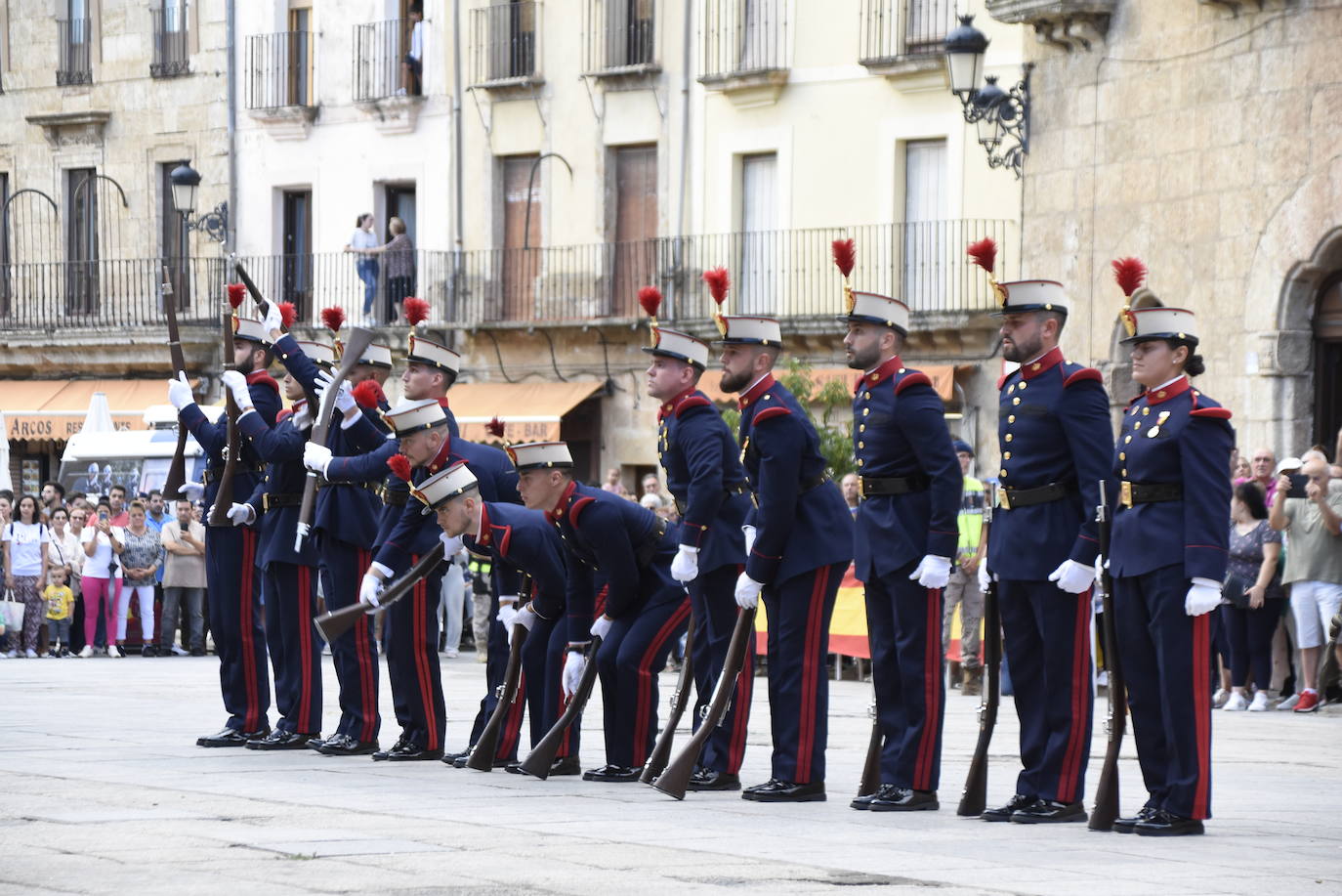 Vivas al Rey en la Plaza Mayor de Ciudad Rodrigo