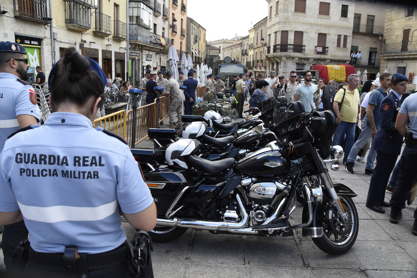 Vivas al Rey en la Plaza Mayor de Ciudad Rodrigo