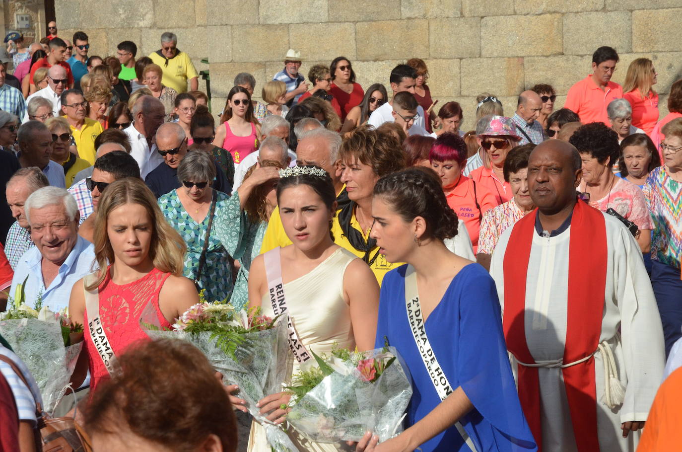 Ofrendas de destreza al Cristo de las Mercedes en Barruecopardo