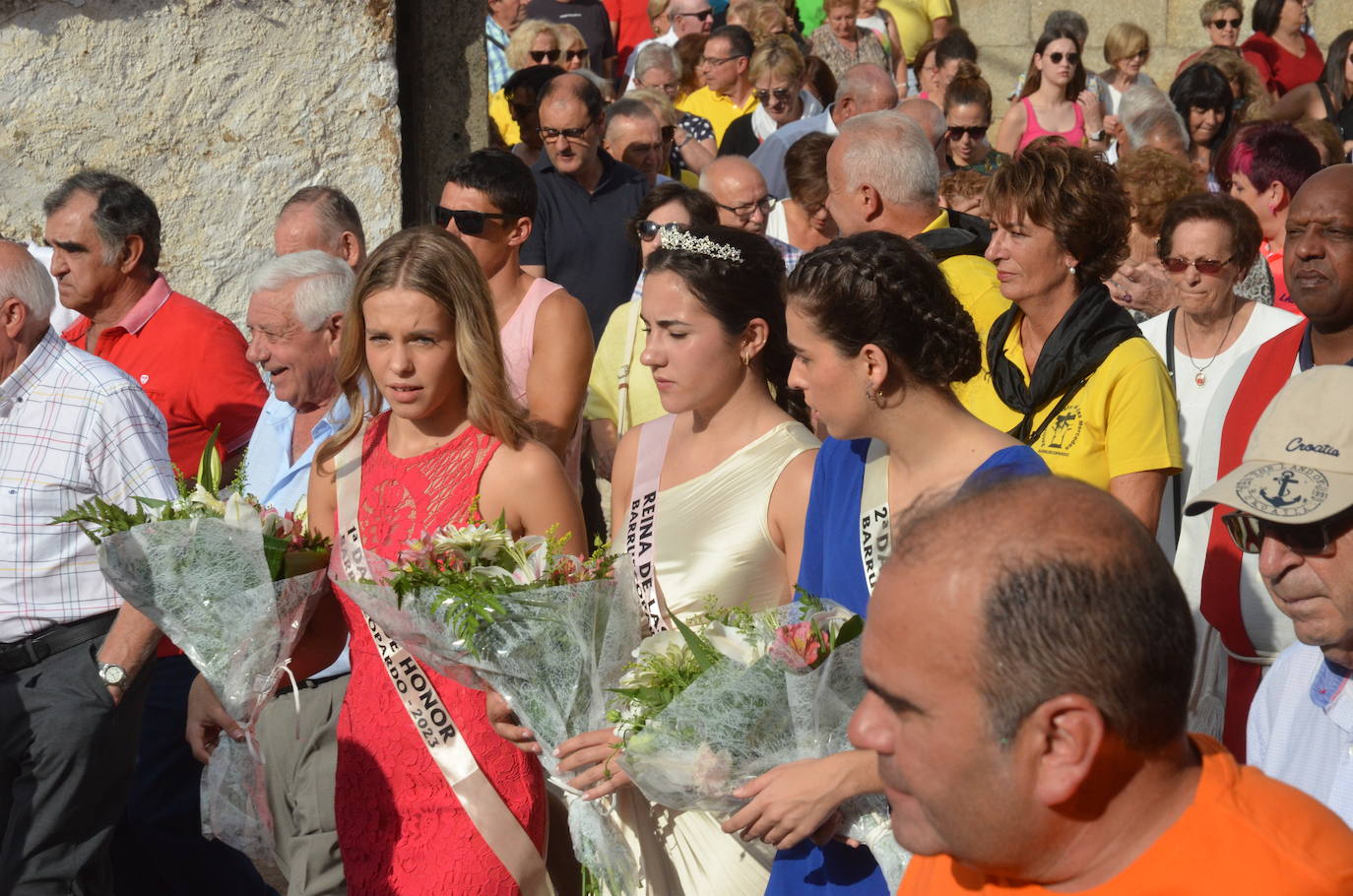 Ofrendas de destreza al Cristo de las Mercedes en Barruecopardo