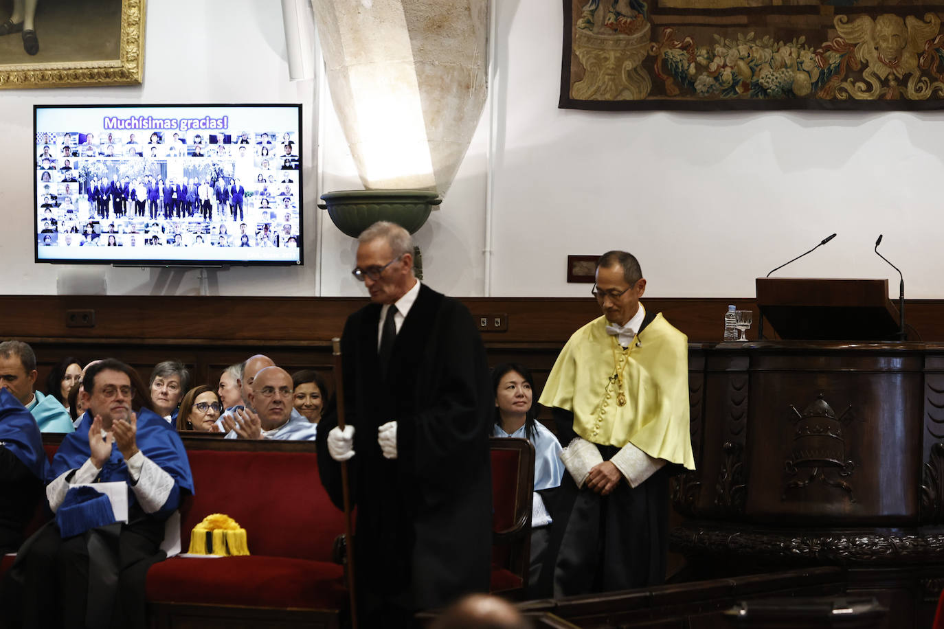 La investidura de Shinya Yamanaka como honoris causa de Salamanca, en imágenes