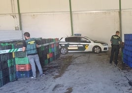 Intervención de la Guardia Civil de Ourense.