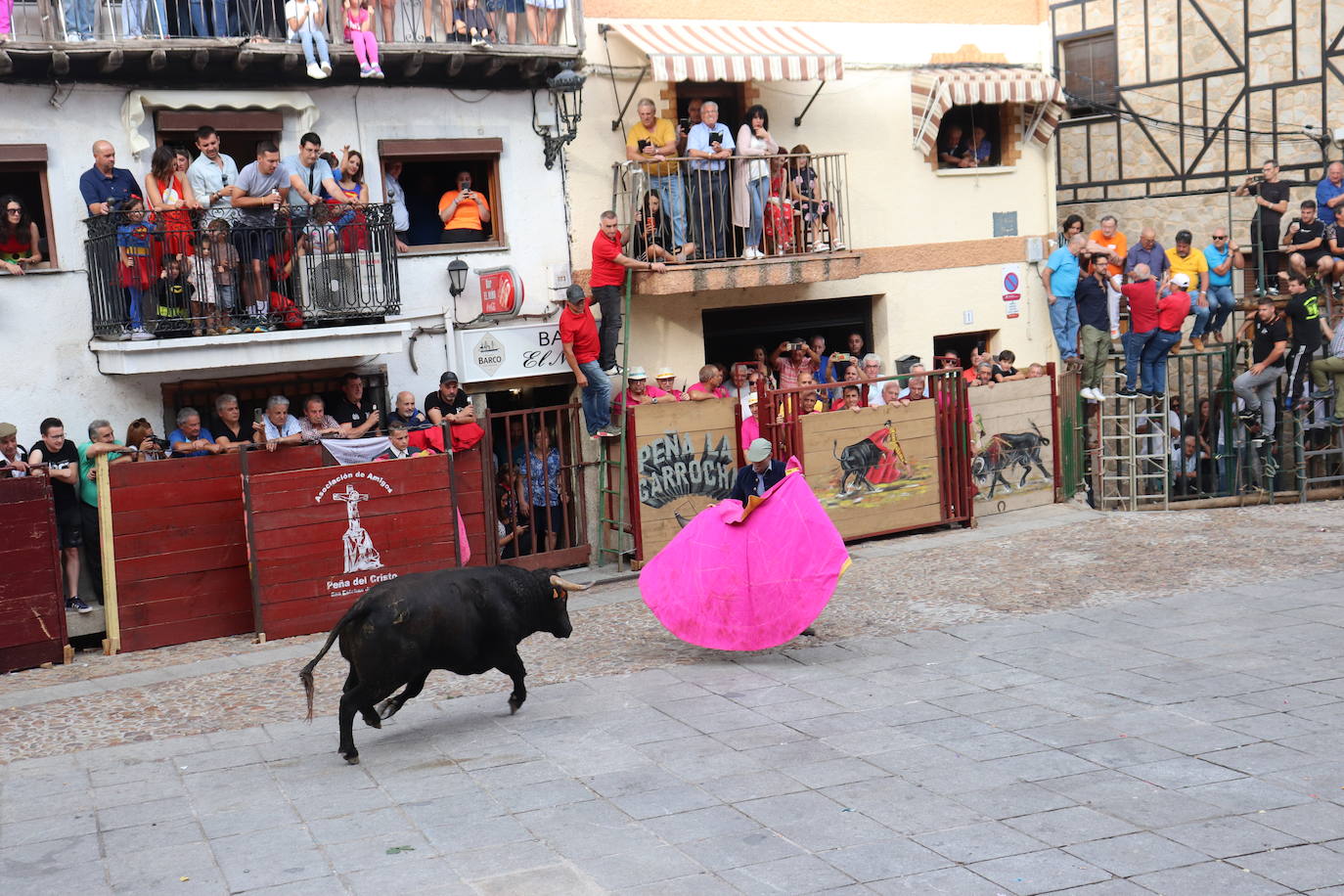 El toro no defrauda y llena San Esteban de la Sierra