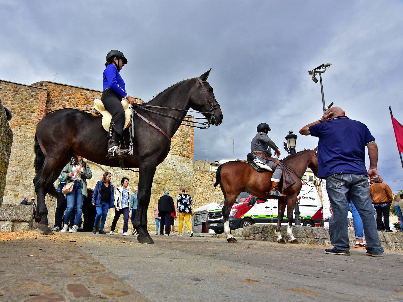 La lluvia obliga a aplazar gran parte de los actos de la Feria del Caballo de Ciudad Rodrigo