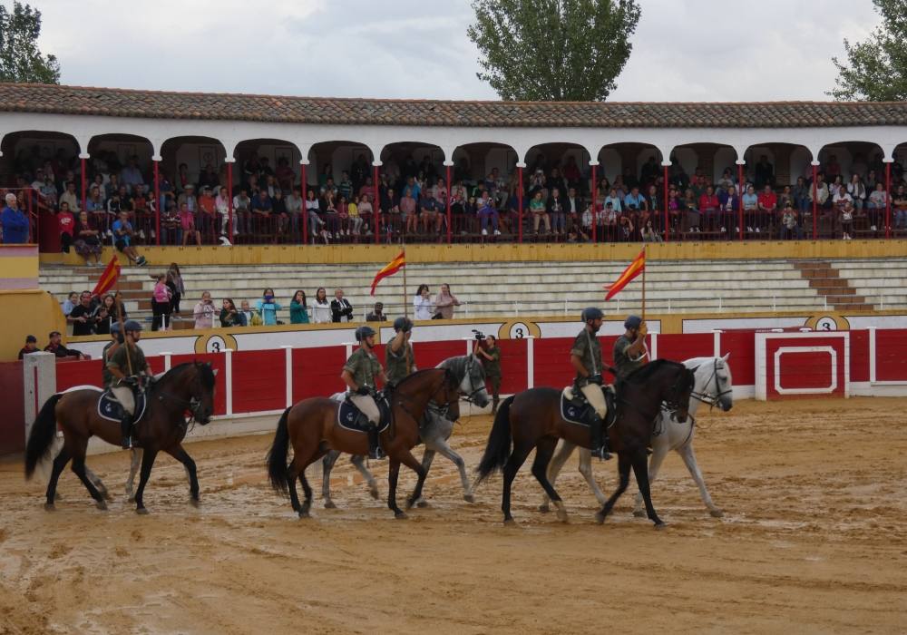 La Guardia Real se exhibe en La Florida de Peñaranda