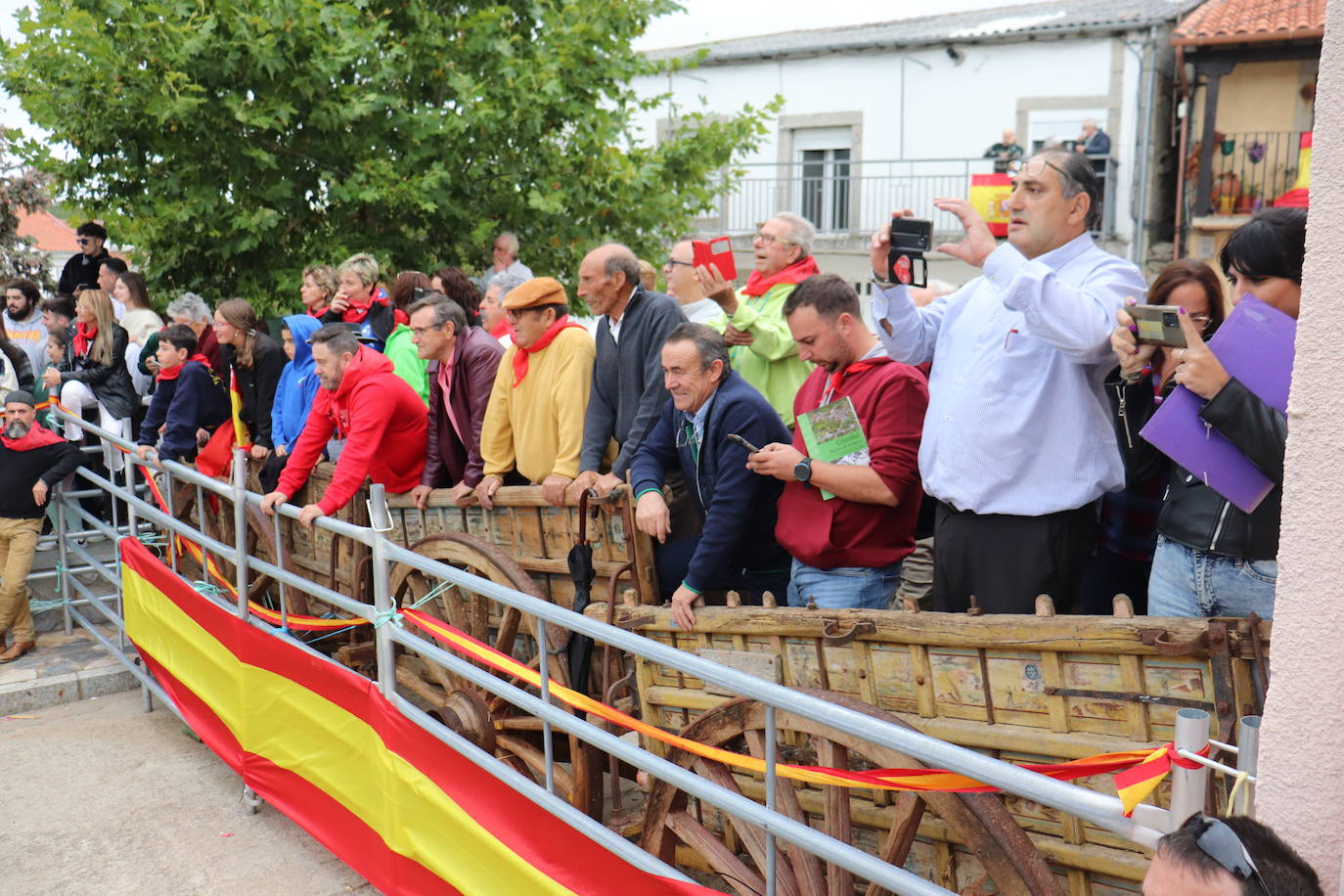 Cristóbal llena en la vuelta de las vaquillas a sus fiestas