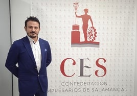 Antonio Rollán, presidente de la Confederación de Empresarios de Salamanca (CES).