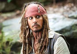 Jack Sparrow en 'Los piratas del Caribe'