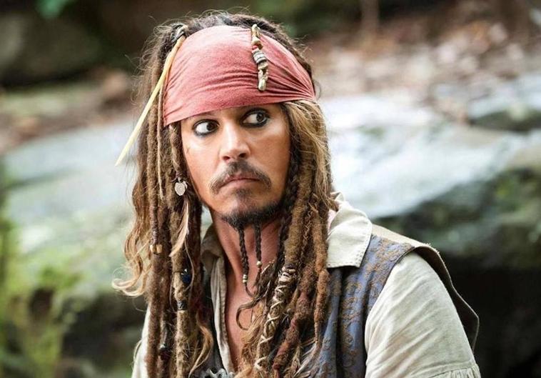 Jack Sparrow en 'Los piratas del Caribe'