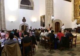 Reunión de emprendedores en el Colegio Arzobispo Fonseca.