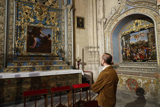 Nueva vida para un óleo de Carlo Maratta ubicado en la Catedral Nueva