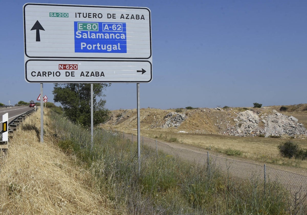 Terrenos del futuro polígono «Las Viñas II» en Ciudad Rodrigo