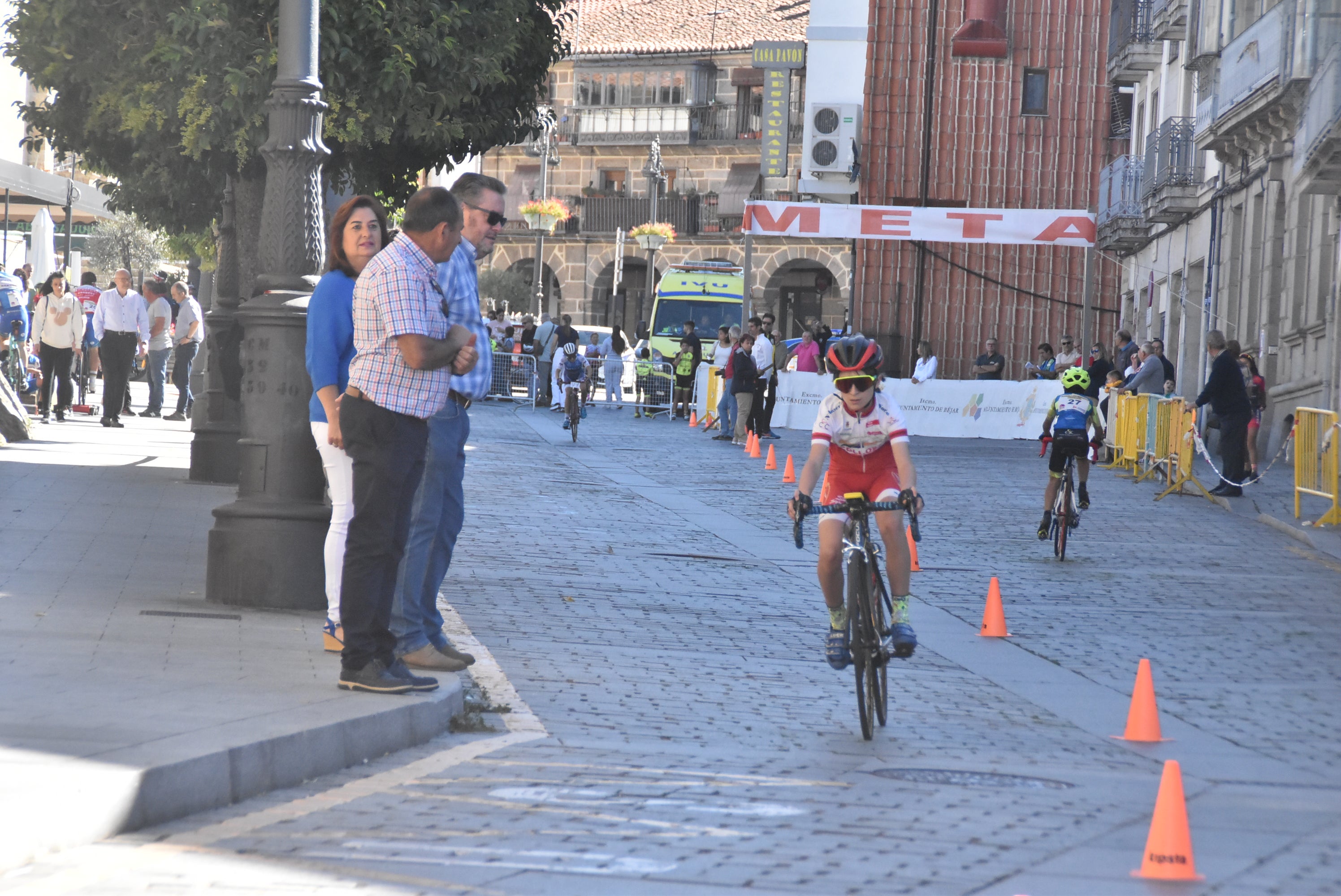 Animada mañana de ciclismo en Béjar