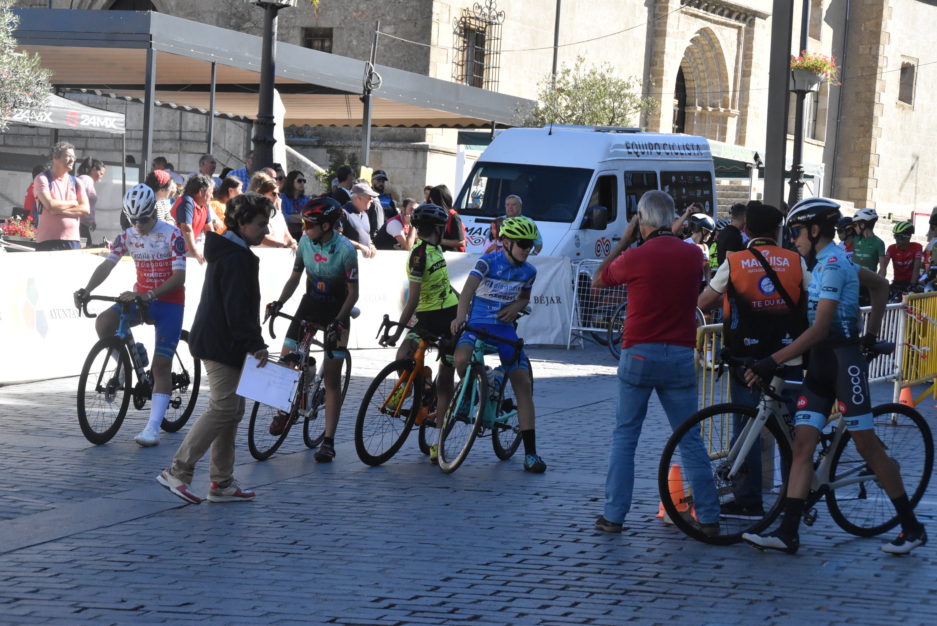 Animada mañana de ciclismo en Béjar