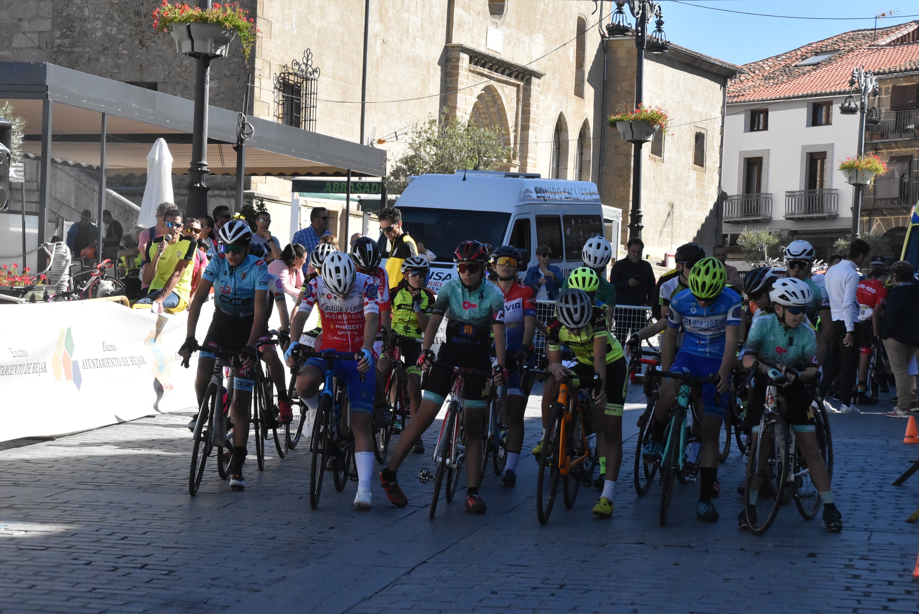 Animada mañana de ciclismo en Béjar