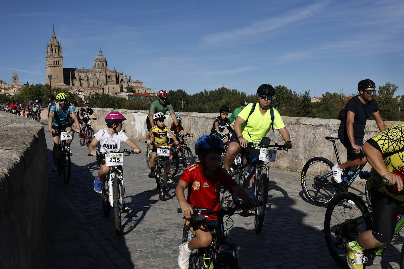 Así se vivió el Día de la Bici en Salamanca