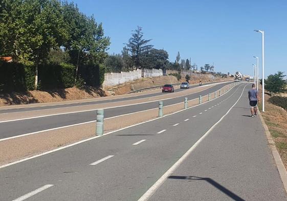 Carril bici de Aldeatejada.