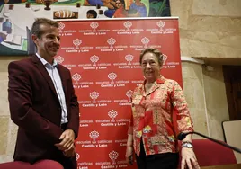 Leandro Roldán y Otilia Oviedo, en la Casa de la Iglesia.