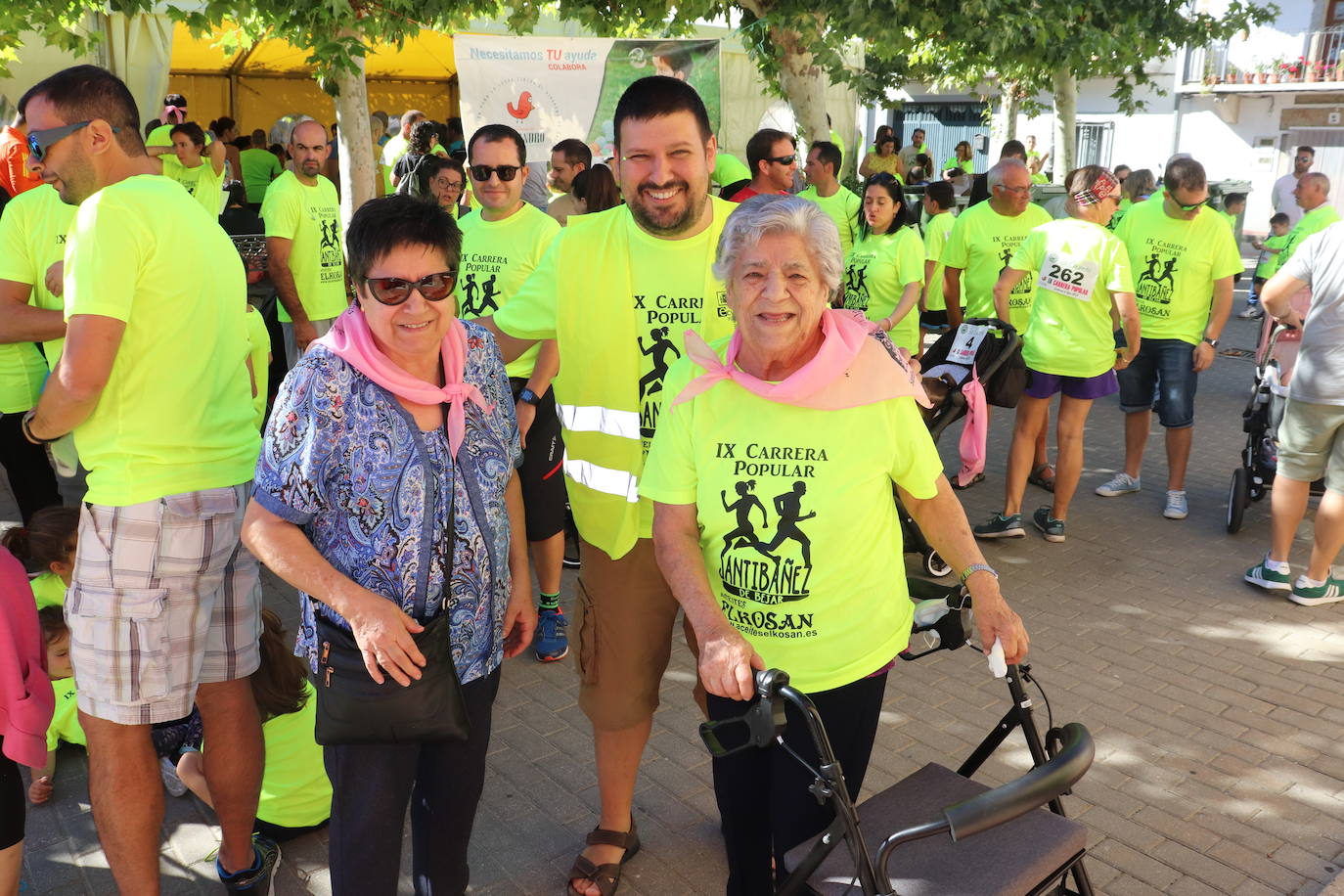 Santibáñez de Béjar se vuelca con su carrera solidaria