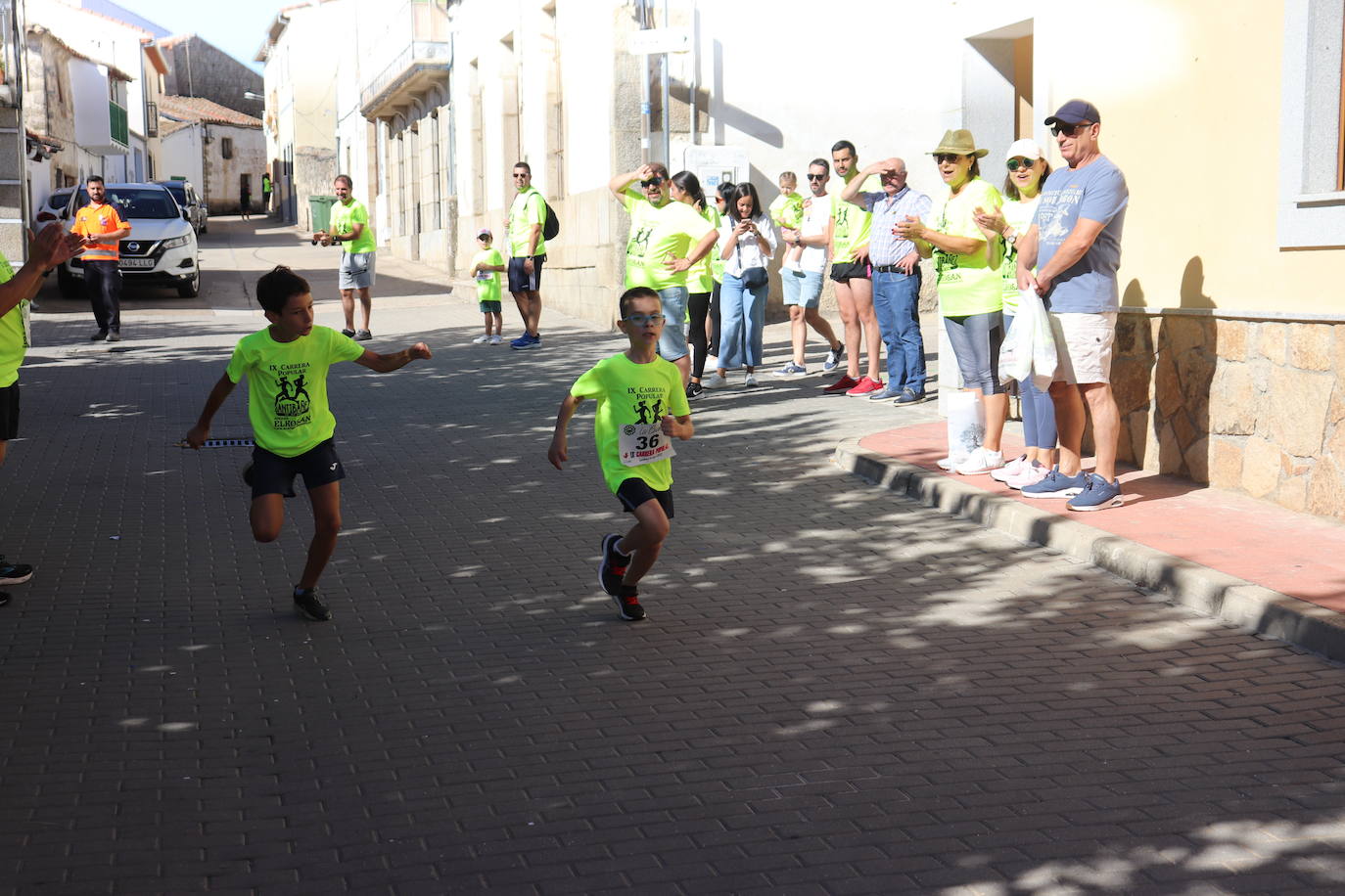 Santibáñez de Béjar se vuelca con su carrera solidaria