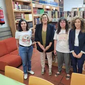Cristina Berrocal, Rosa Pereña, Rebeca Jerez y Belén Barco