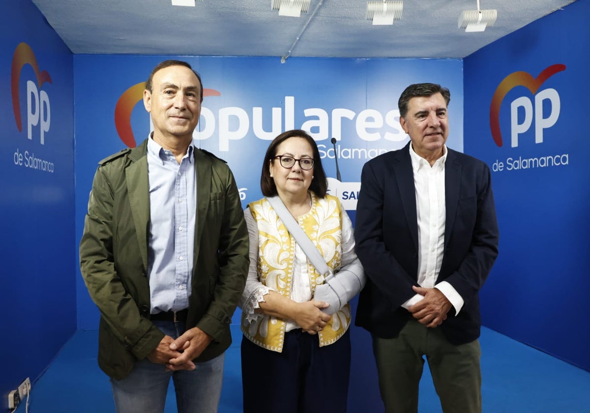 Pedro Samuel Martín, María Jesús Moro y José A. Bermúdez de Castro.