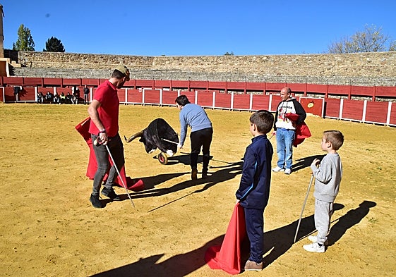 Imagen de una jornada de toreo para aficionados celebrada en Béjar.