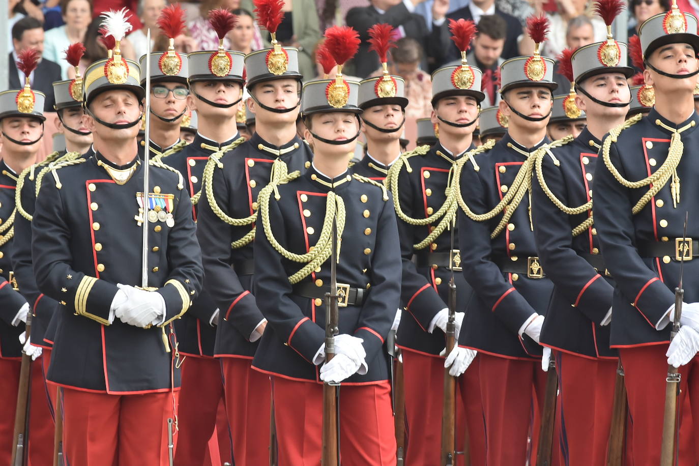 El suspiro de la Reina Letizia en la jura de bandera de la princesa Leonor