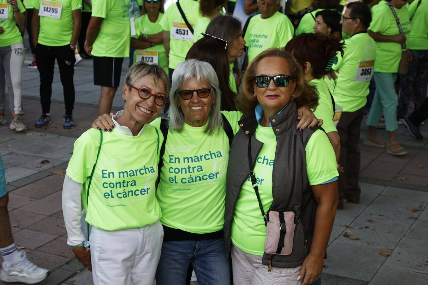 15.000 personas tiñen Salamanca de verde esperanza en la lucha contra el cáncer