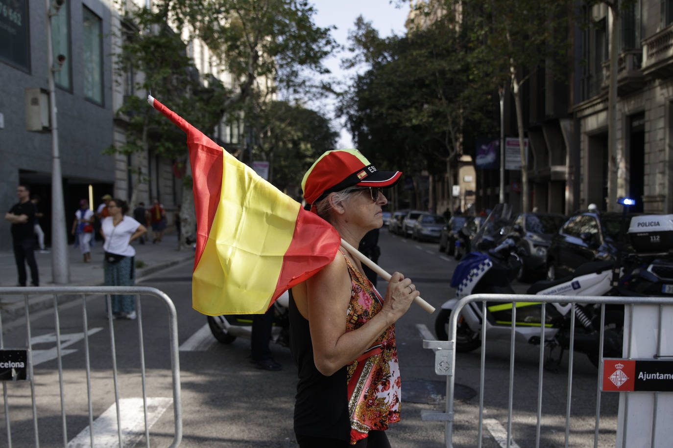 Los ingeniosos mensajes de la pancartas de la manifestación contra la amnistía en Barcelona