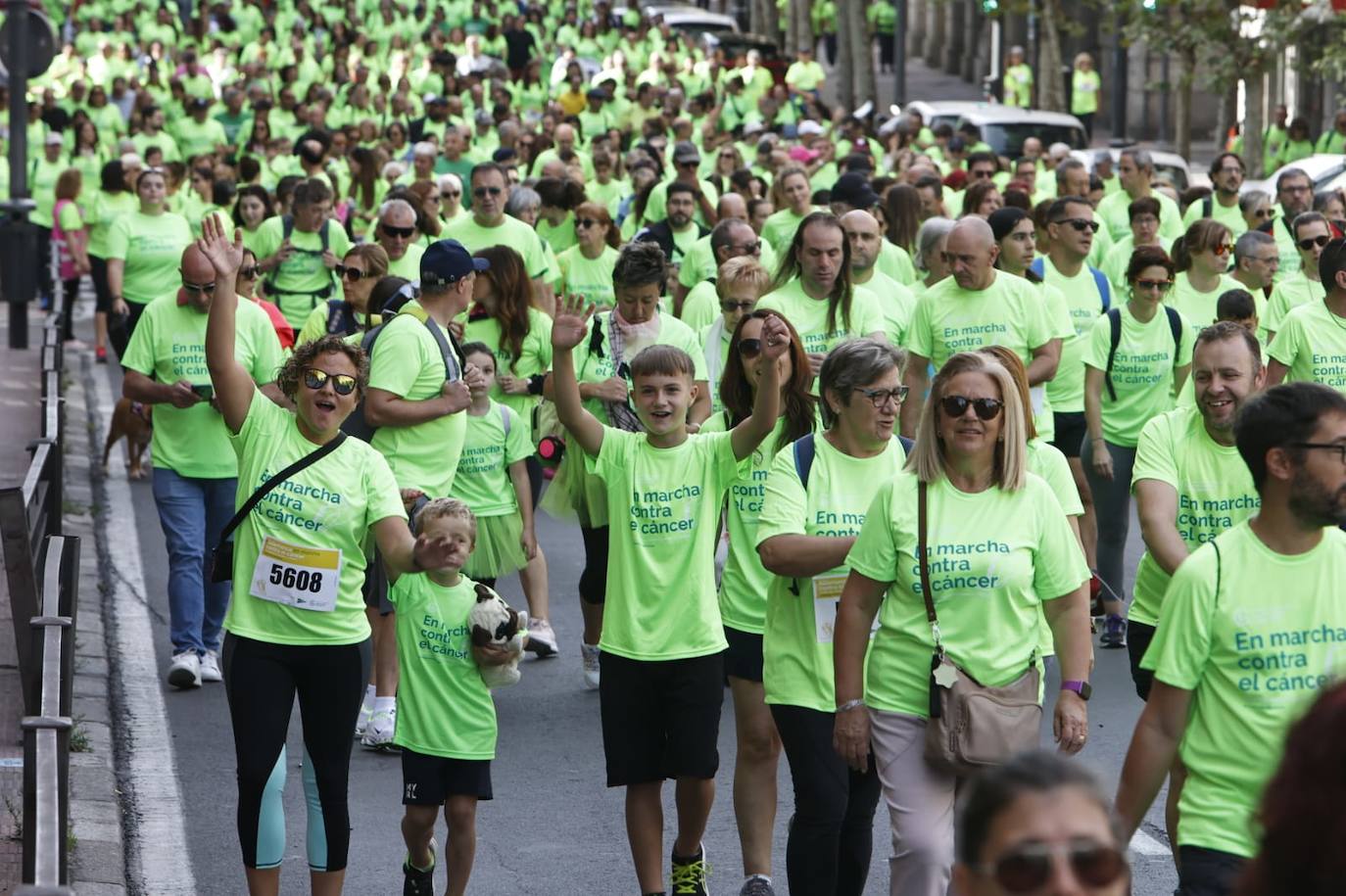 Las mejores imágenes de la Marcha contra el Cáncer de Salamanca