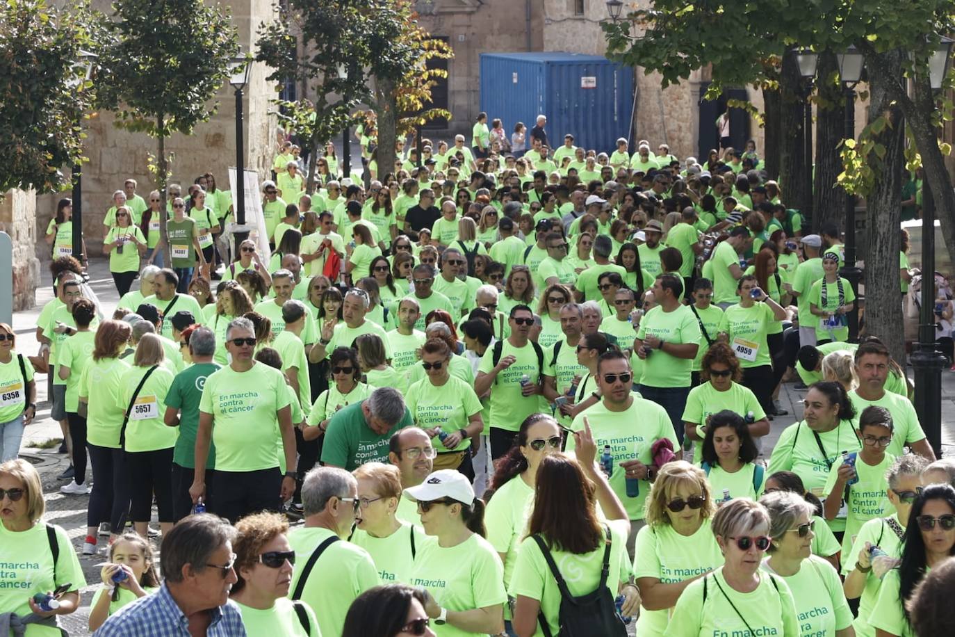 Las mejores imágenes de la Marcha contra el Cáncer de Salamanca