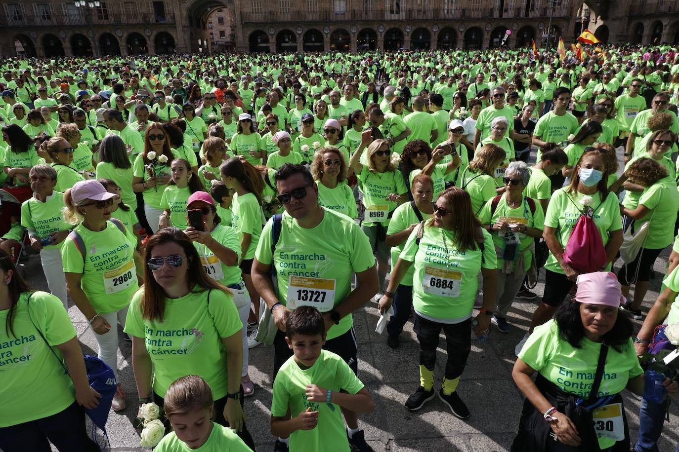 Las mejores imágenes de la Marcha contra el Cáncer de Salamanca