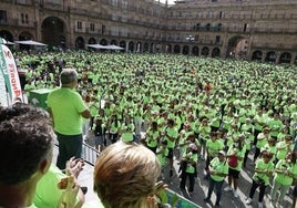 Las mejores imágenes de la Marcha contra el Cáncer de Salamanca