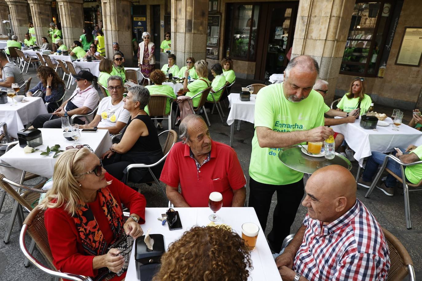 Las mejores imágenes de la Marcha contra el Cáncer de Salamanca