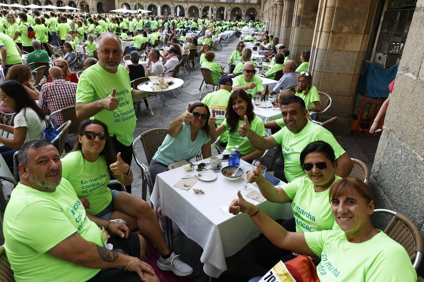 Las mejores imágenes de la Marcha contra el Cáncer de Salamanca