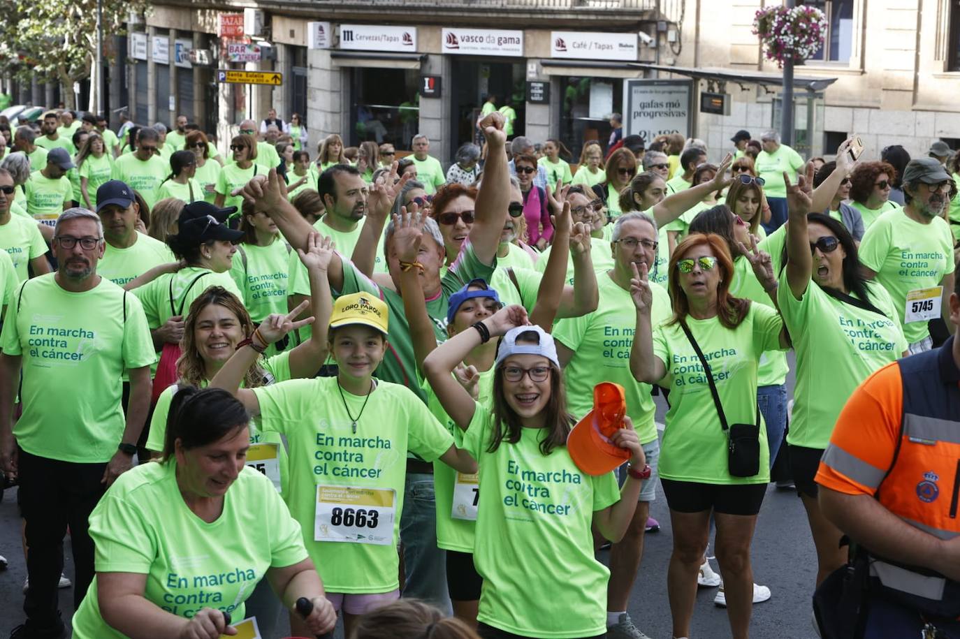 Las mejores imágenes de la Marcha contra el Cáncer de Salamanca